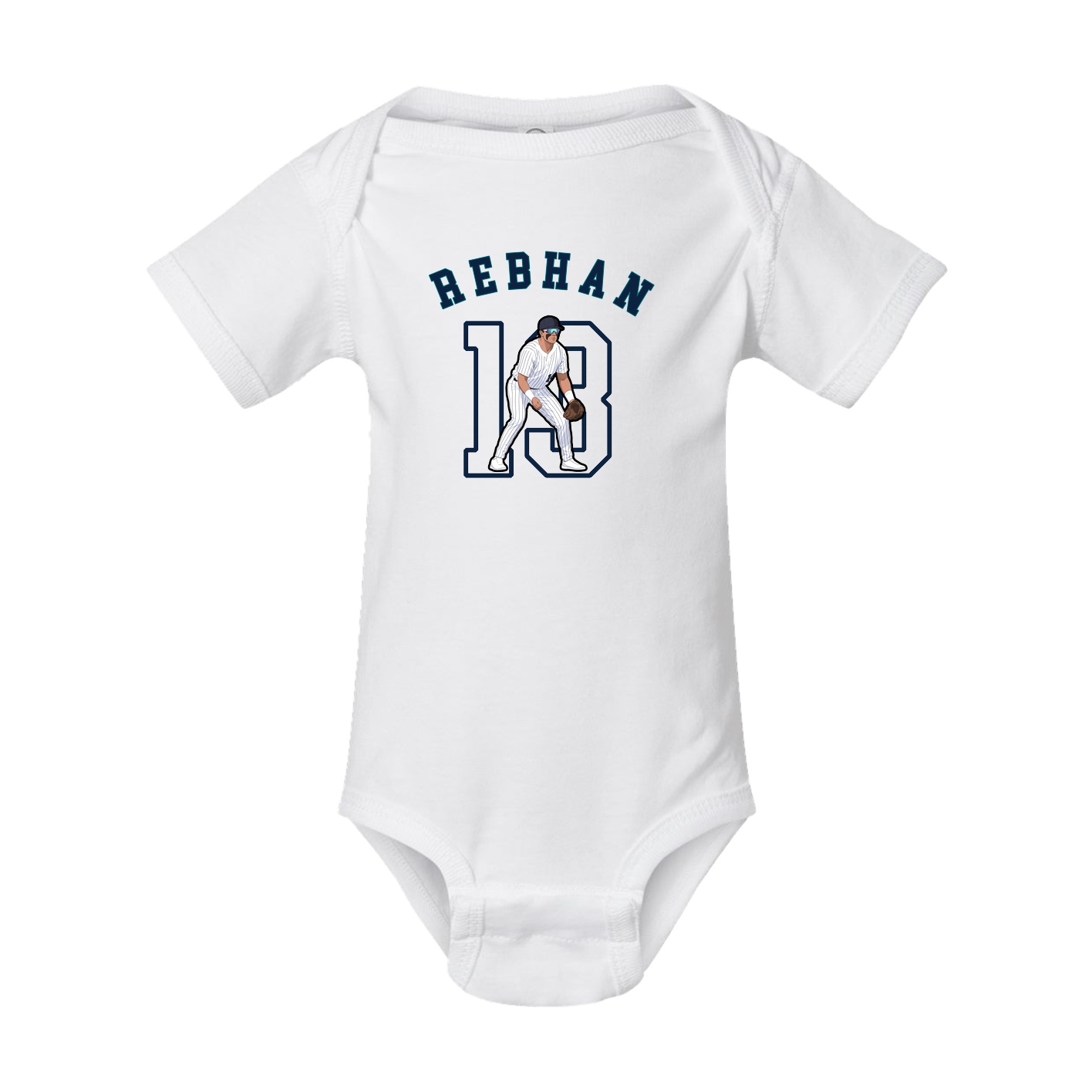 Baby Onesie — Shirsey Arch in White