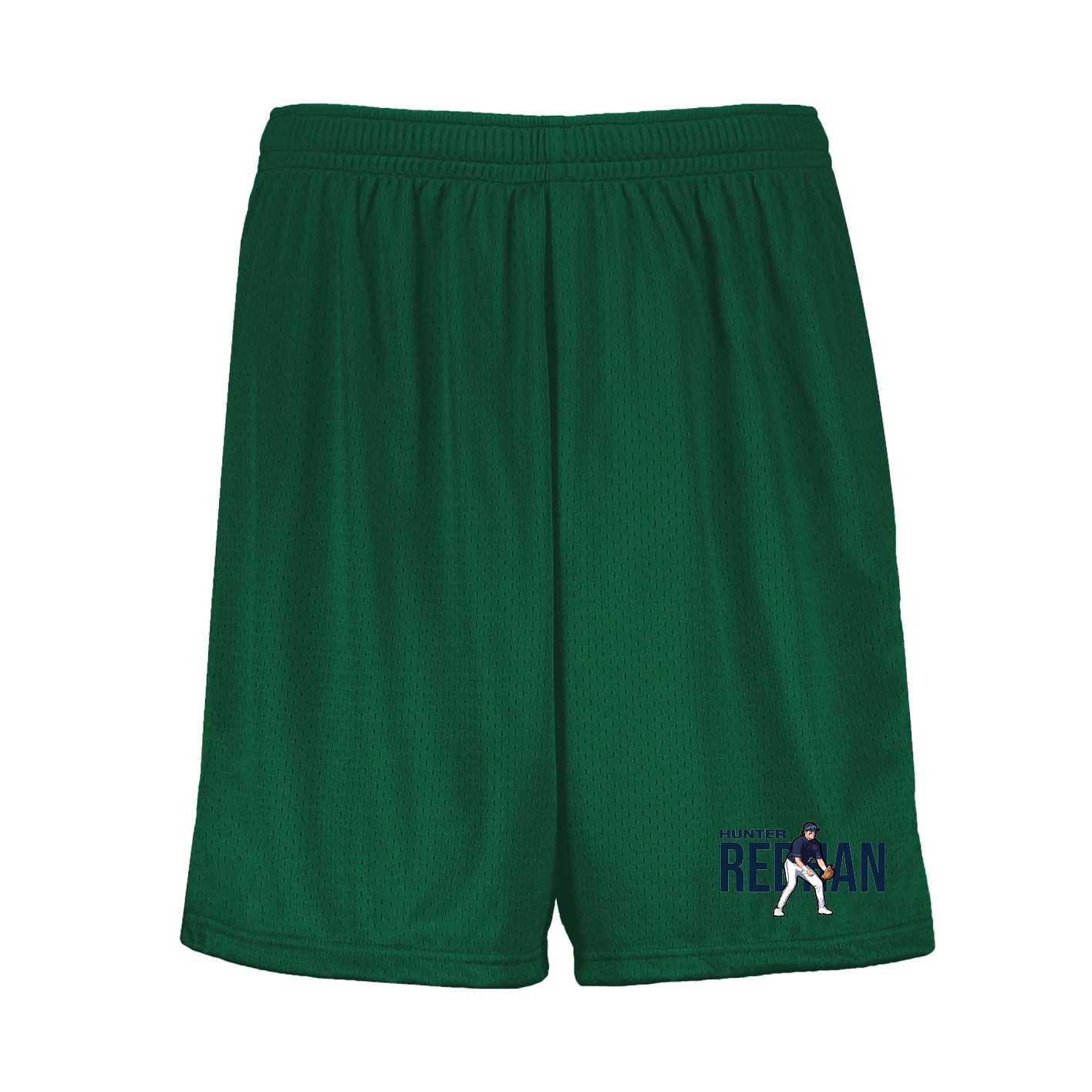 Shorts — Player Name in Green