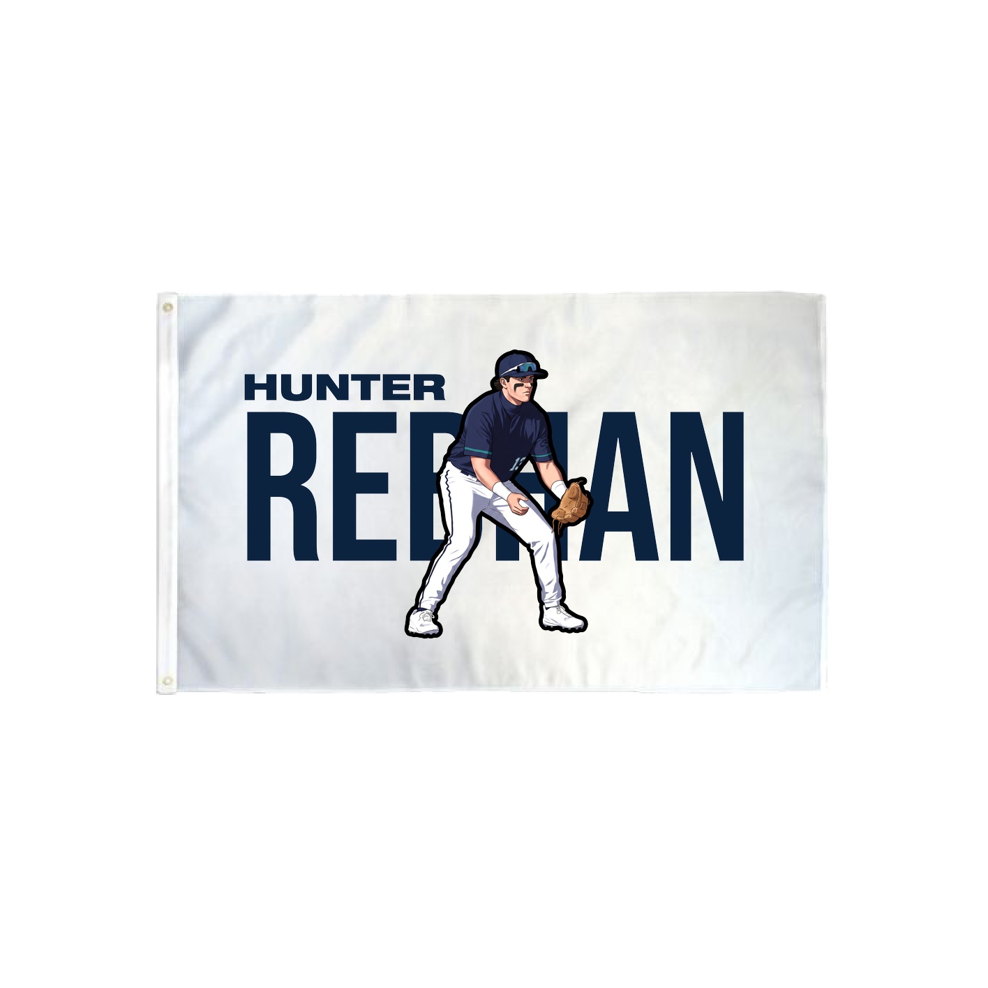 3x5 Flag — Player Name in Classic