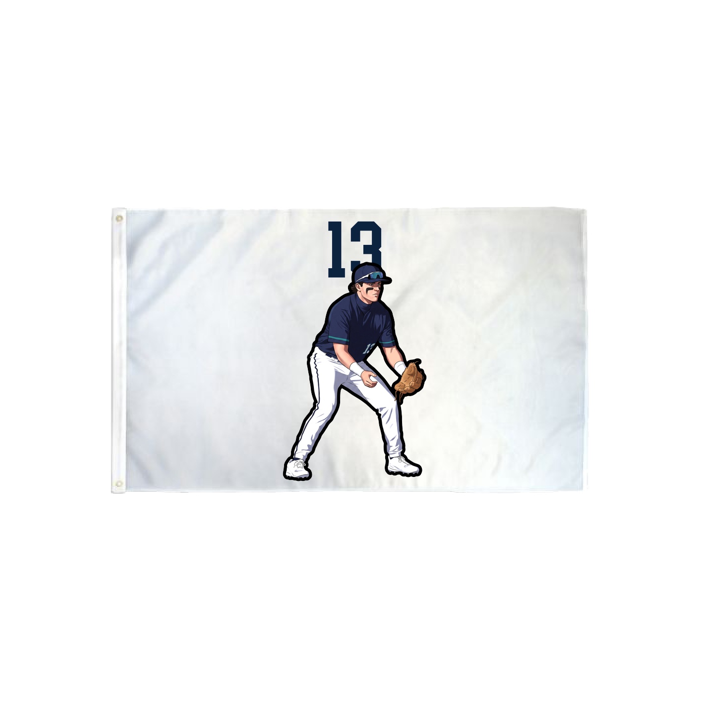 3x5 Flag — Number Top in Classic