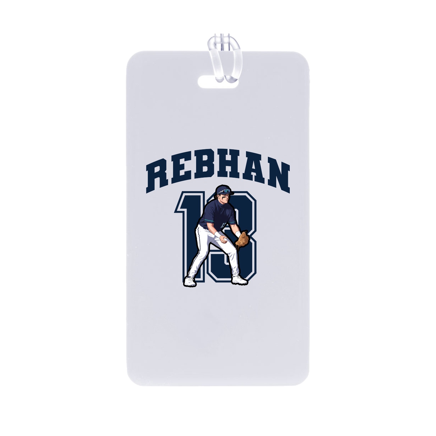 Bag Tag — Number in Classic