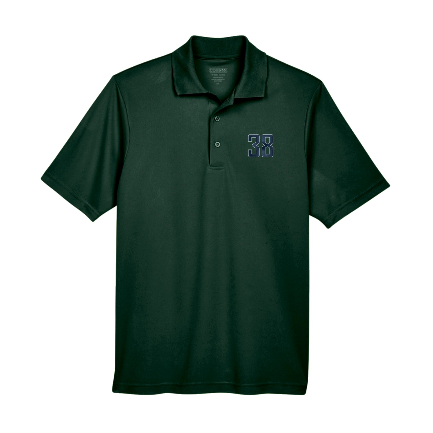 Performance Polo — Front Shirsy in Green
