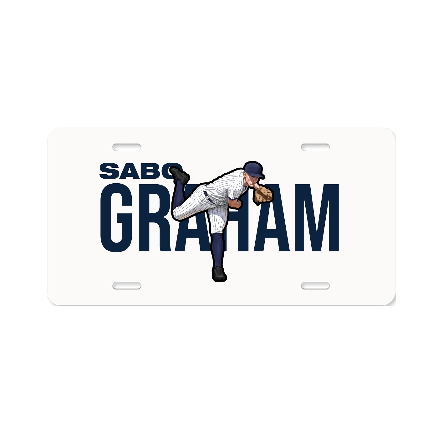 License Plate — Player Name in Classic