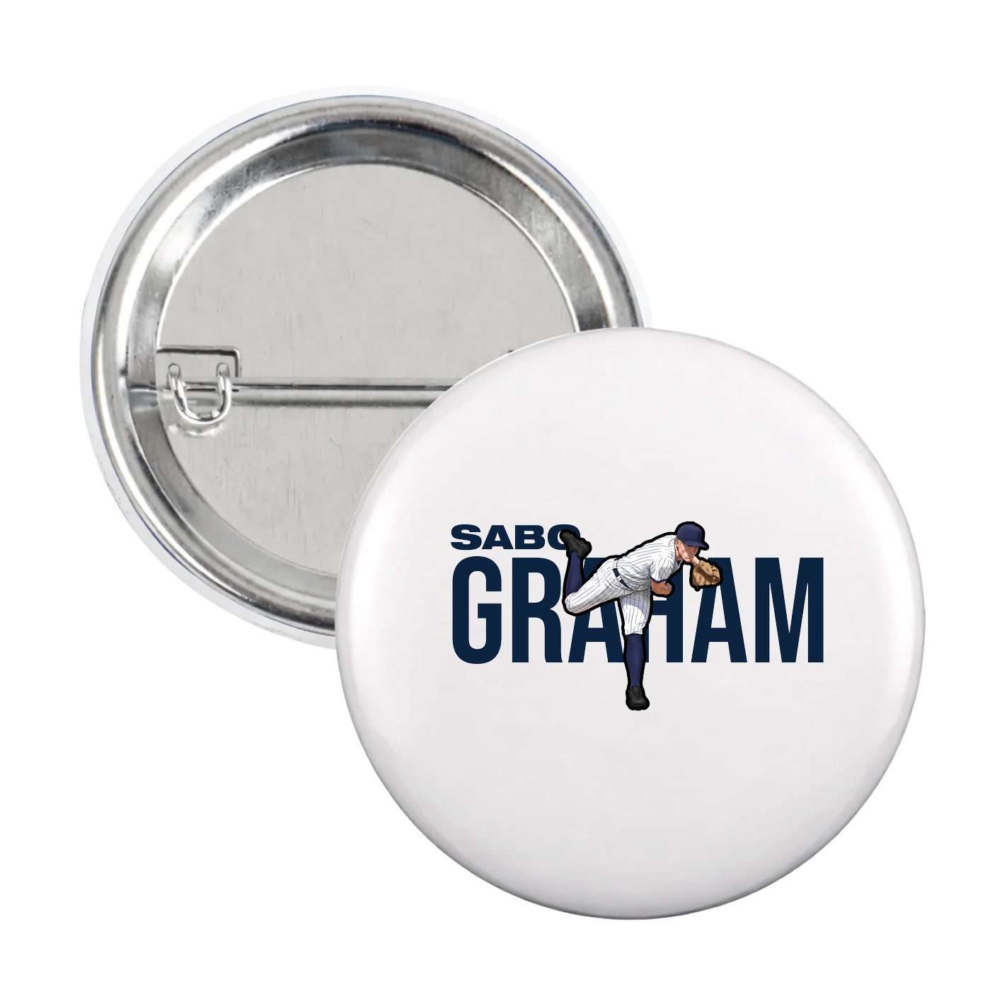 Game Day Button — Player Name in White