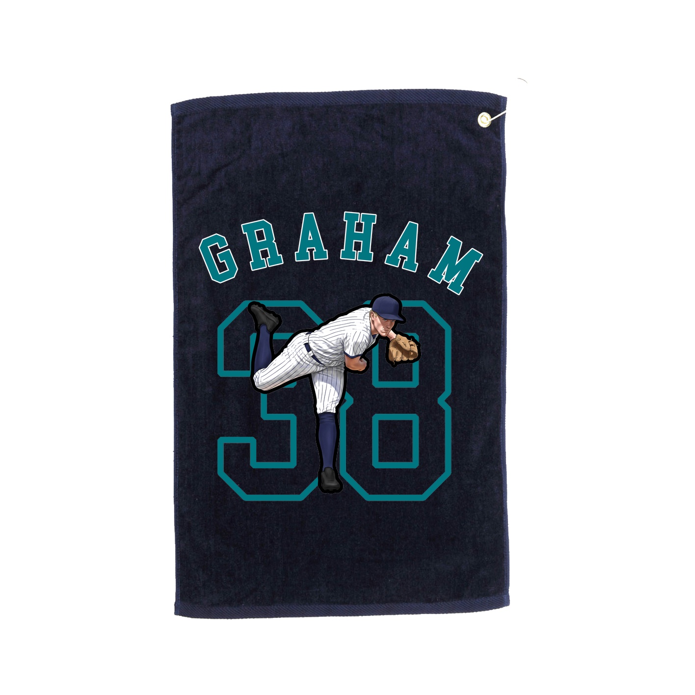 Golf Towel — Shirsey Arch in Navy
