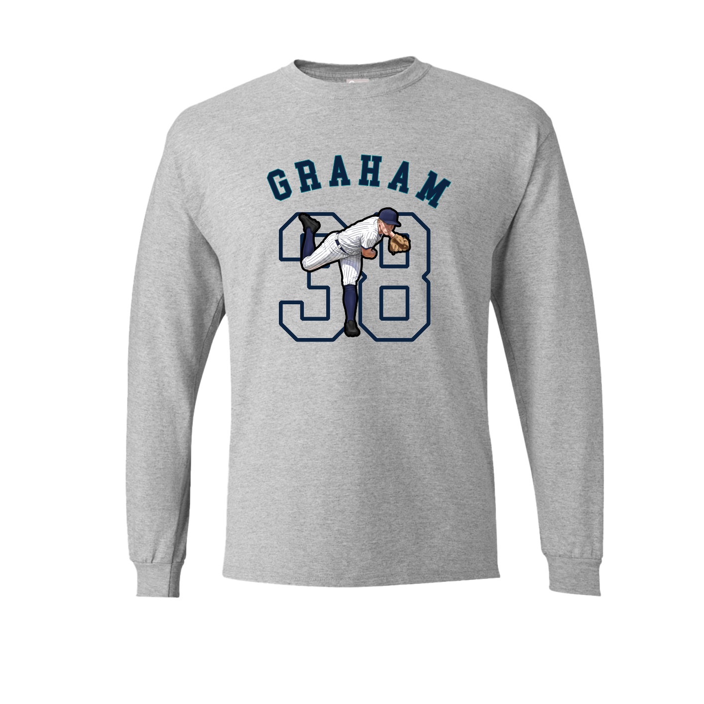 Long Sleeve Tee — Shirsey Arch in Grey