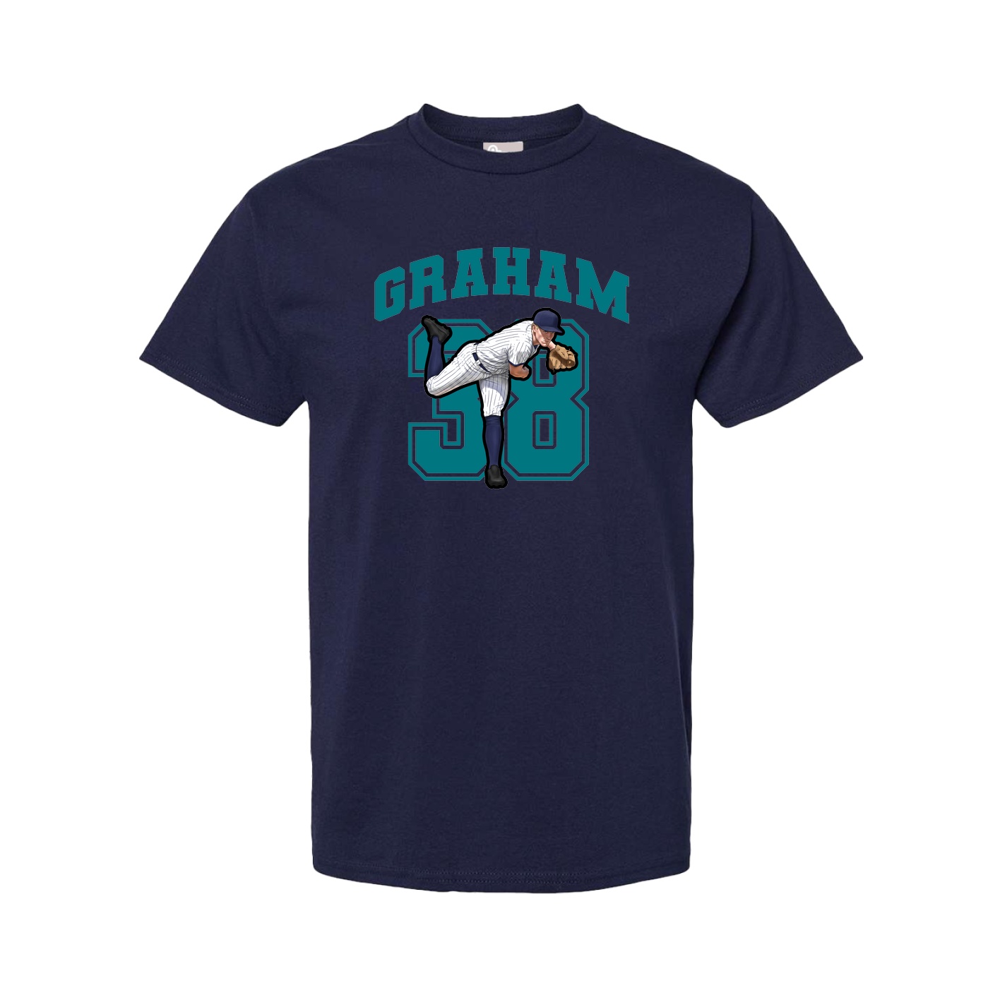 Tee — Number in Navy