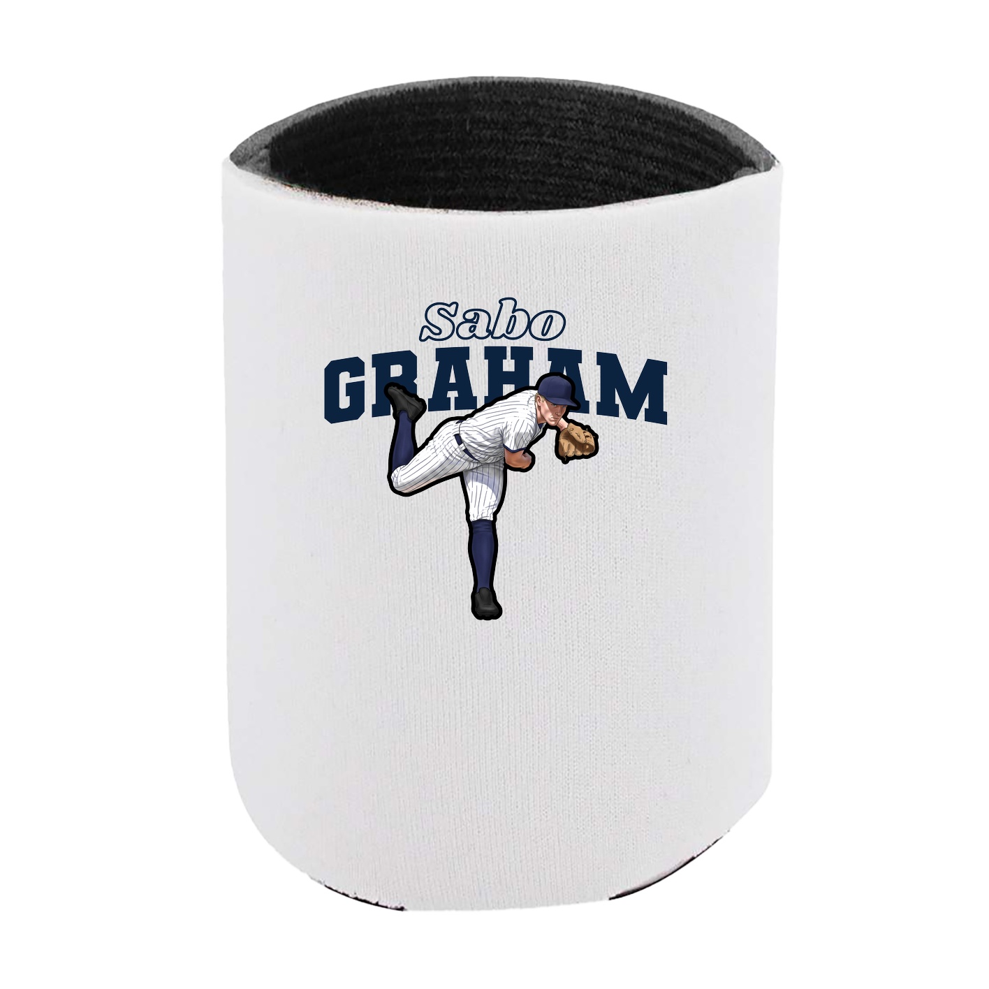 Can Holder — Name Arch in White