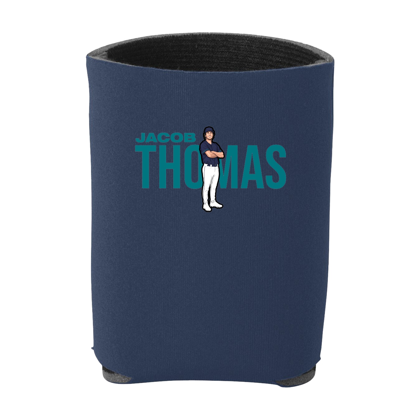 Can Holder — Player Name in Navy