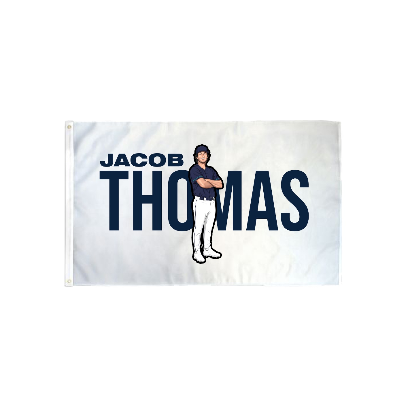 3x5 Flag — Player Name in Classic