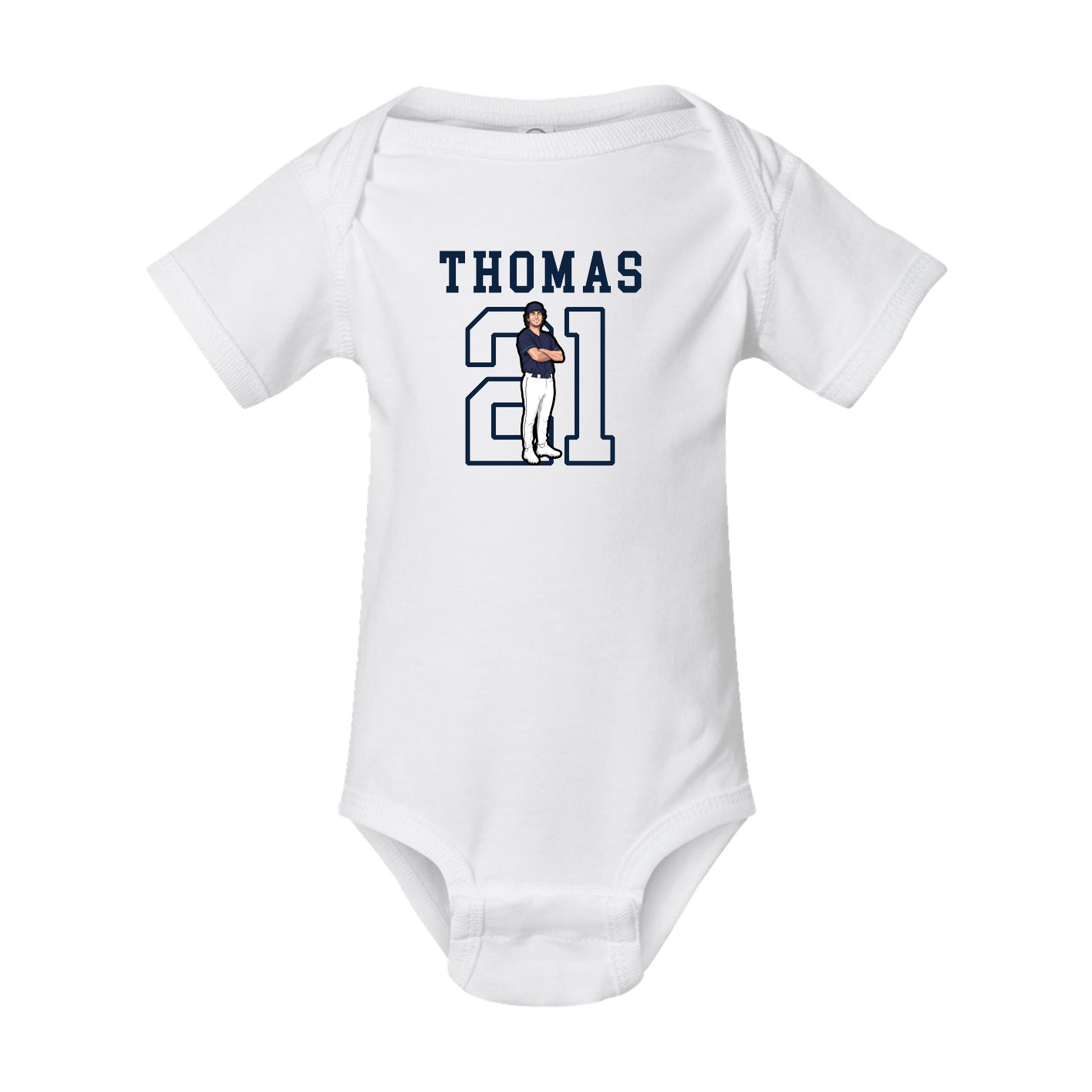 Baby Onesie — Shirsey in White