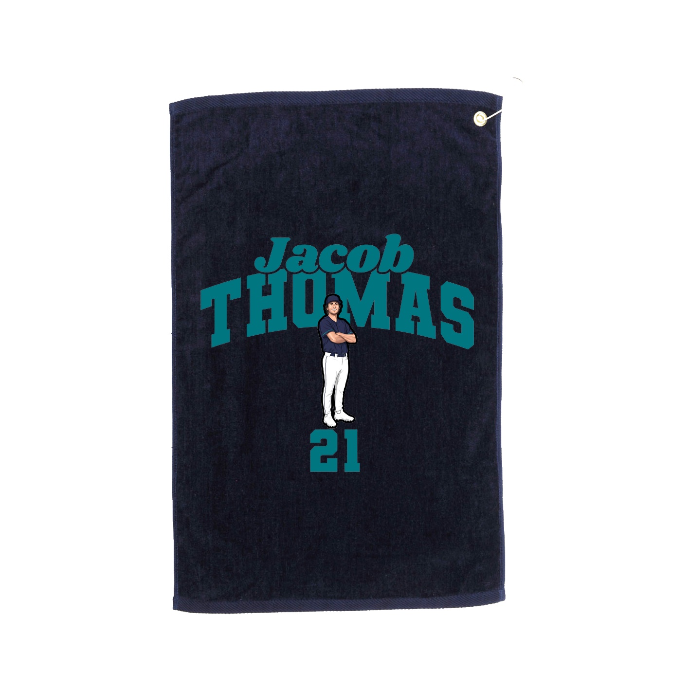Golf Towel — Signature Arch in Navy