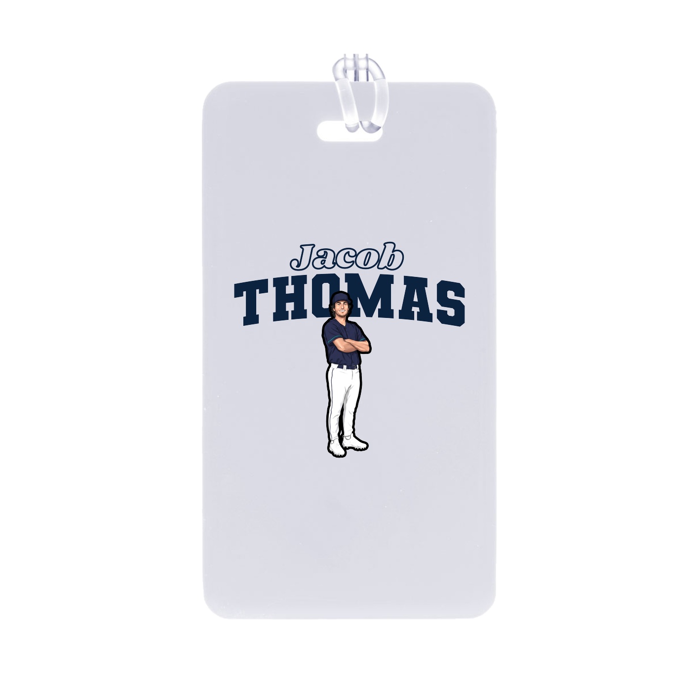 Bag Tag — Name Arch in Classic