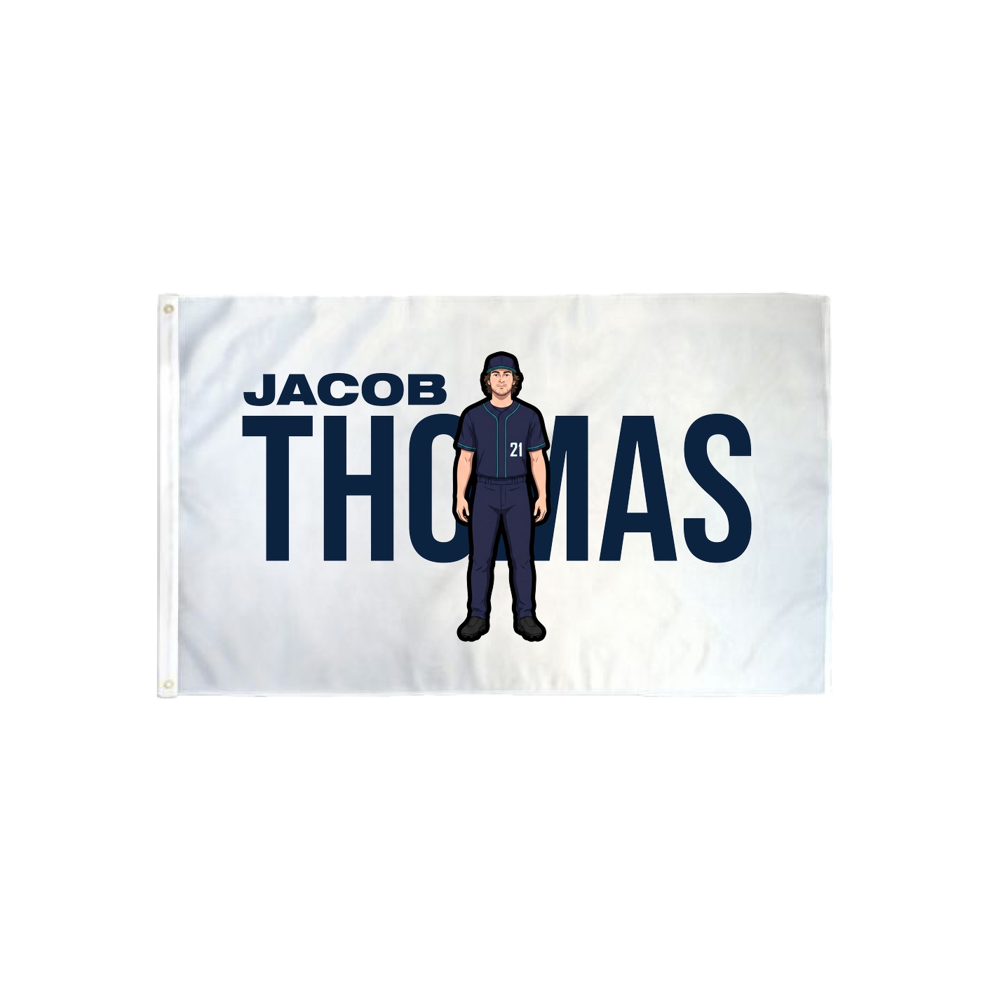 3x5 Flag — Player Name in Classic