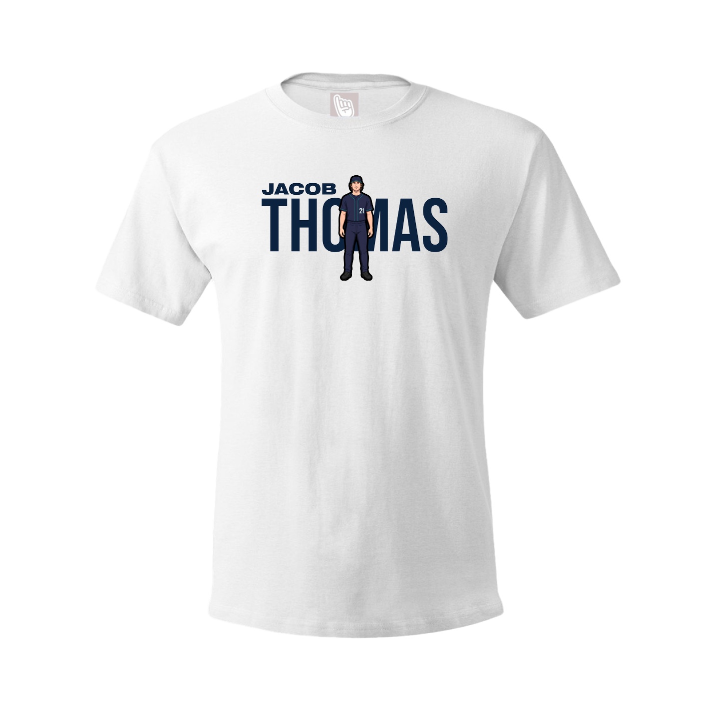 Youth Tee — Player Name in White