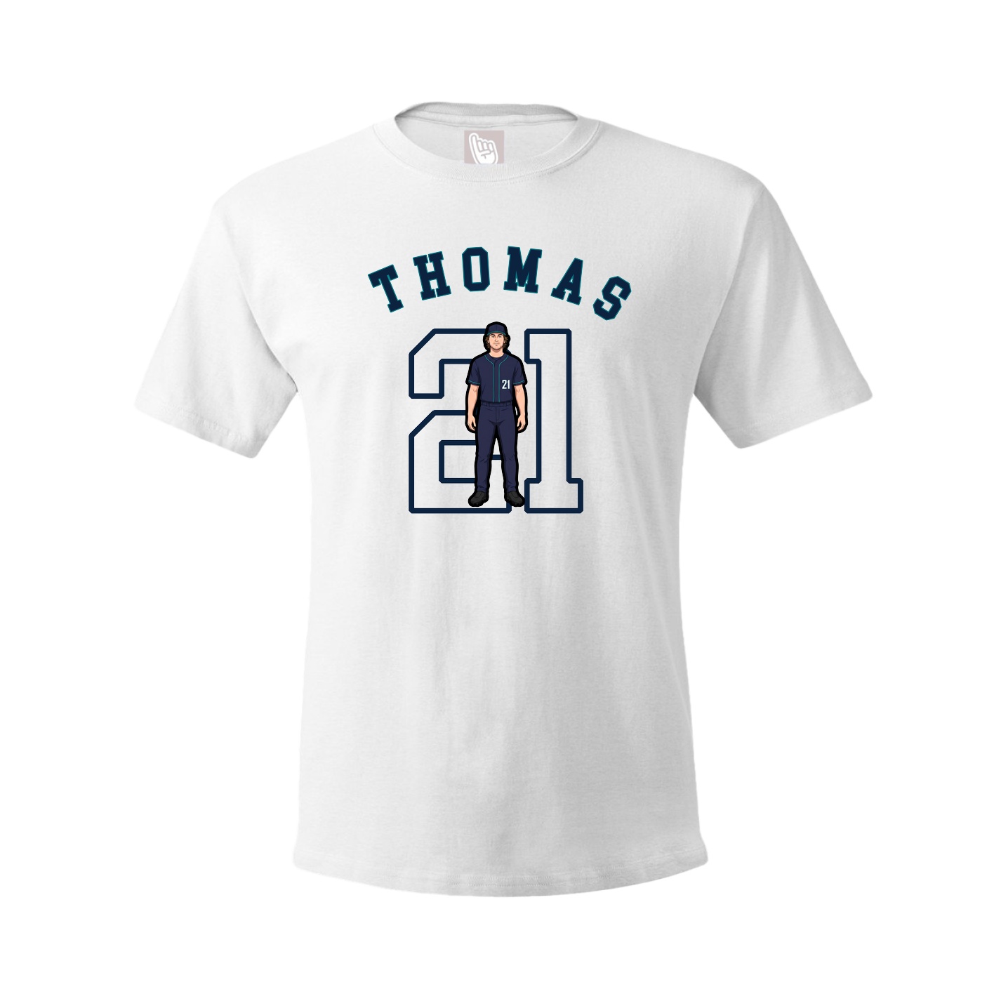 Youth Tee — Shirsey Arch in White