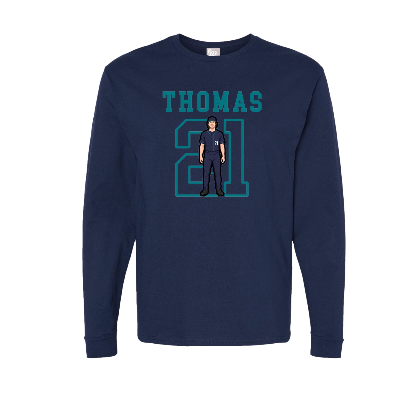 Long Sleeve Tee — Shirsey in Navy