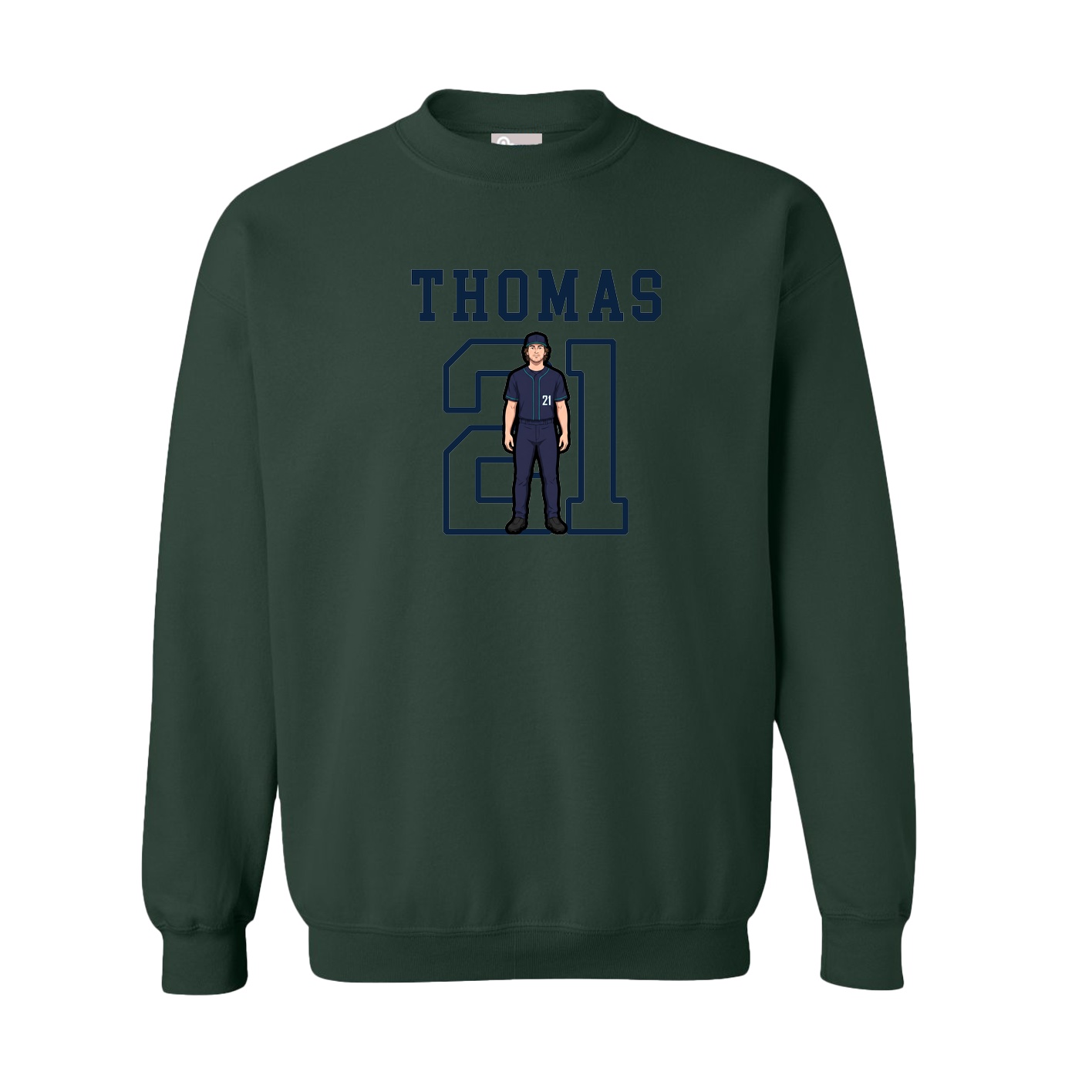 Fleece Crew — Shirsey in Green