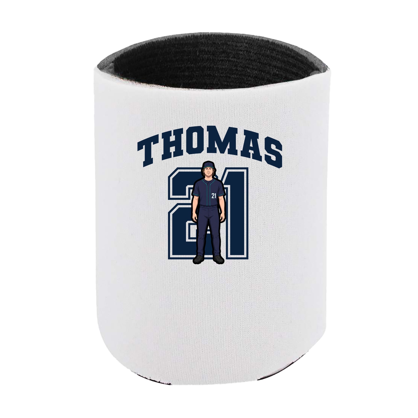Can Holder — Number in White