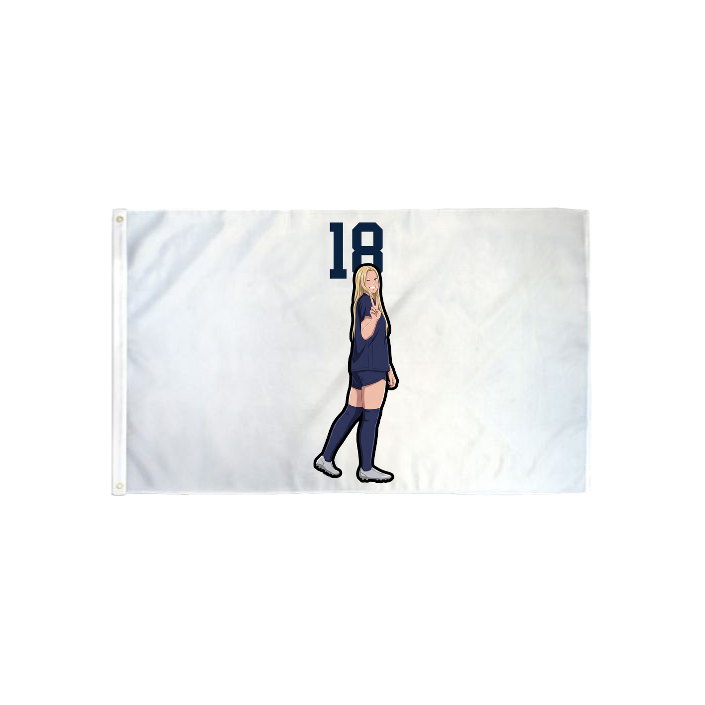 3x5 Flag — Number Top in Classic