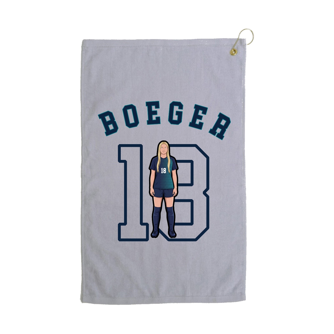 Golf Towel — Shirsey Arch in Grey