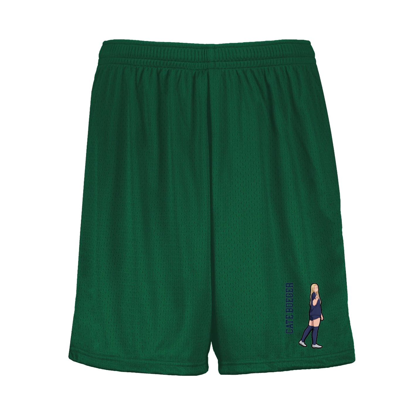Shorts — Name Vertical in Green