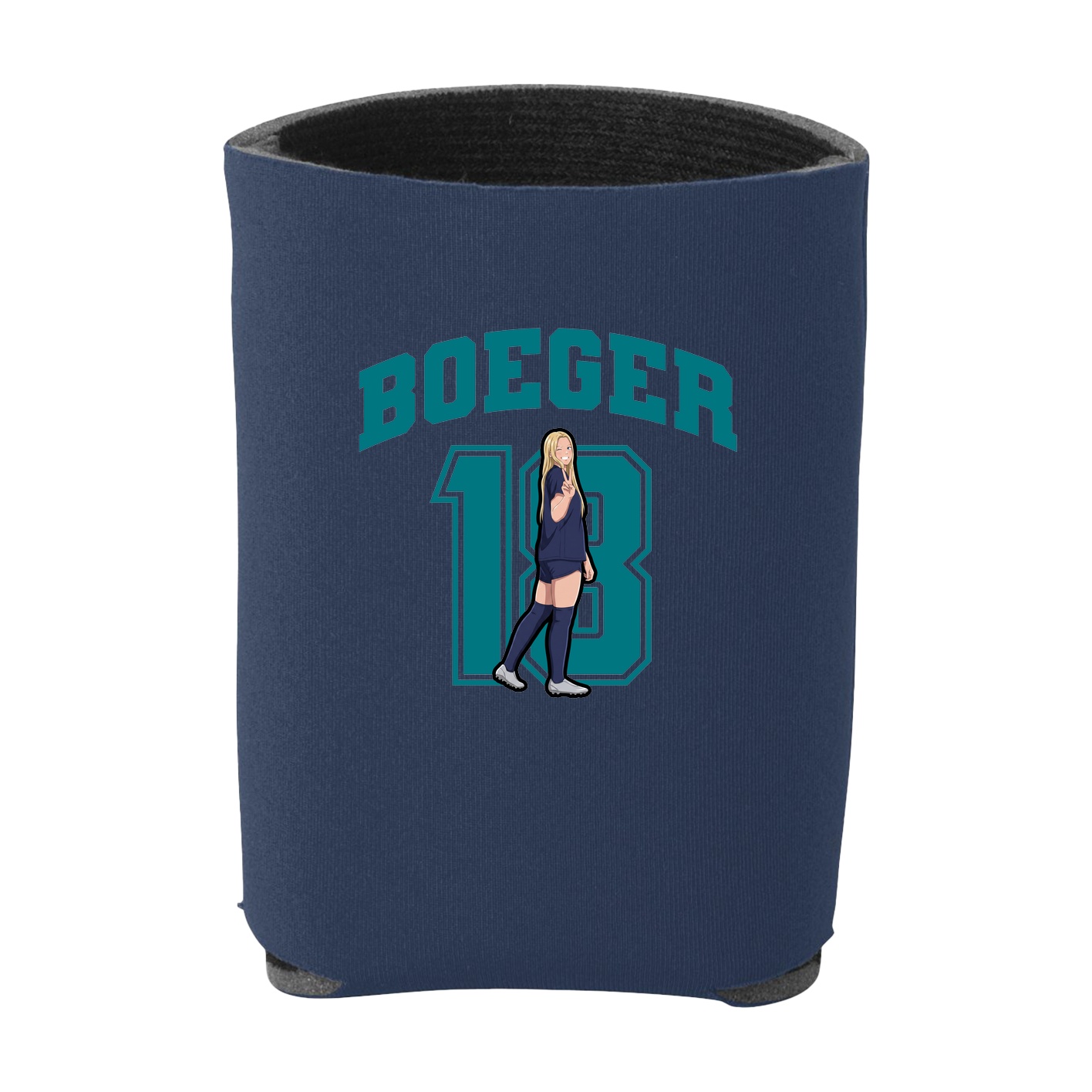 Can Holder — Number in Navy