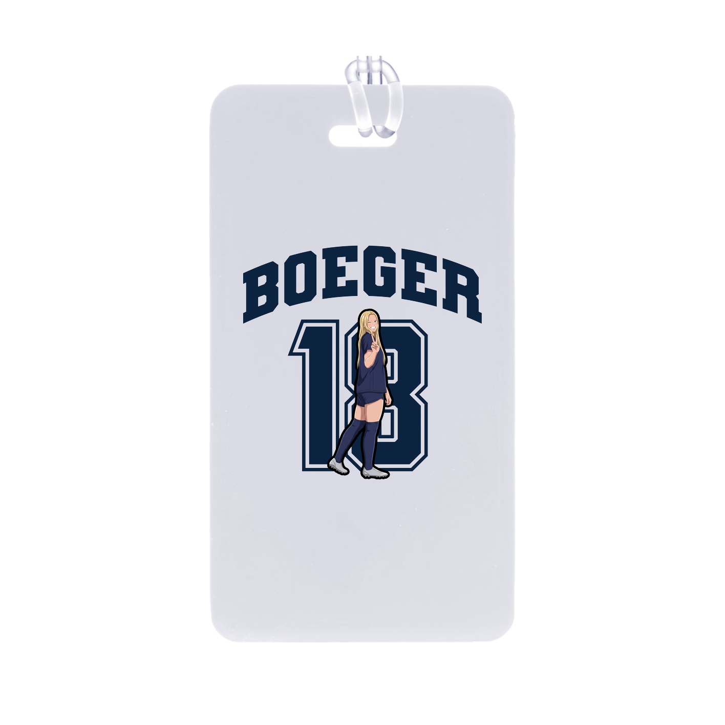 Bag Tag — Number in Classic