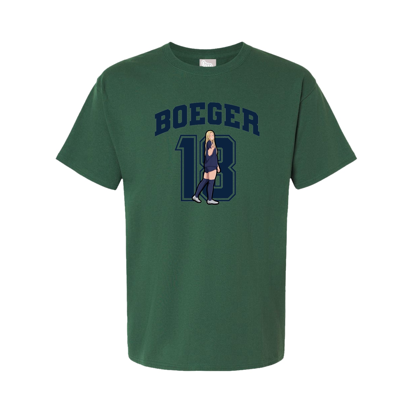 Tee — Number in Green