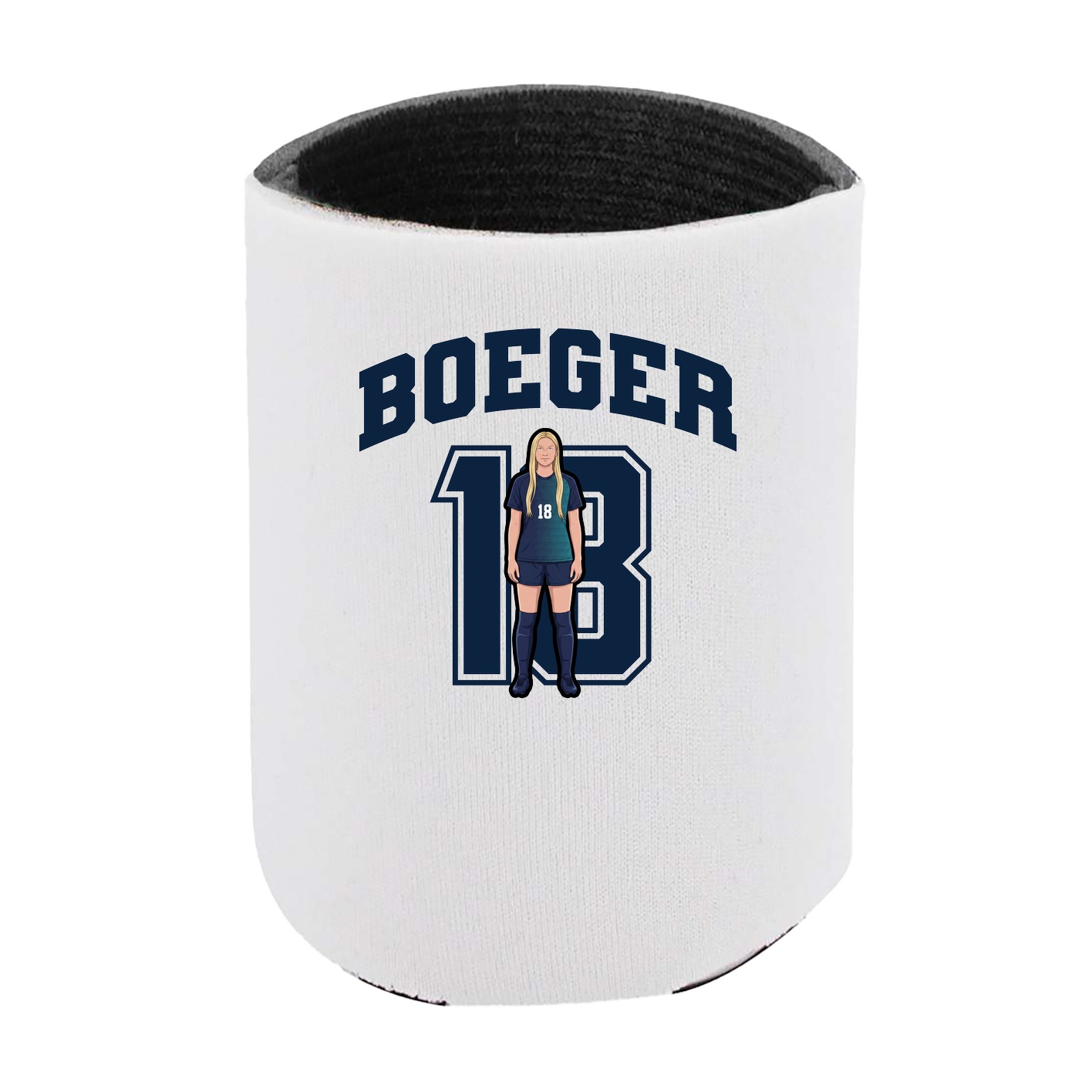 Can Holder — Number in White