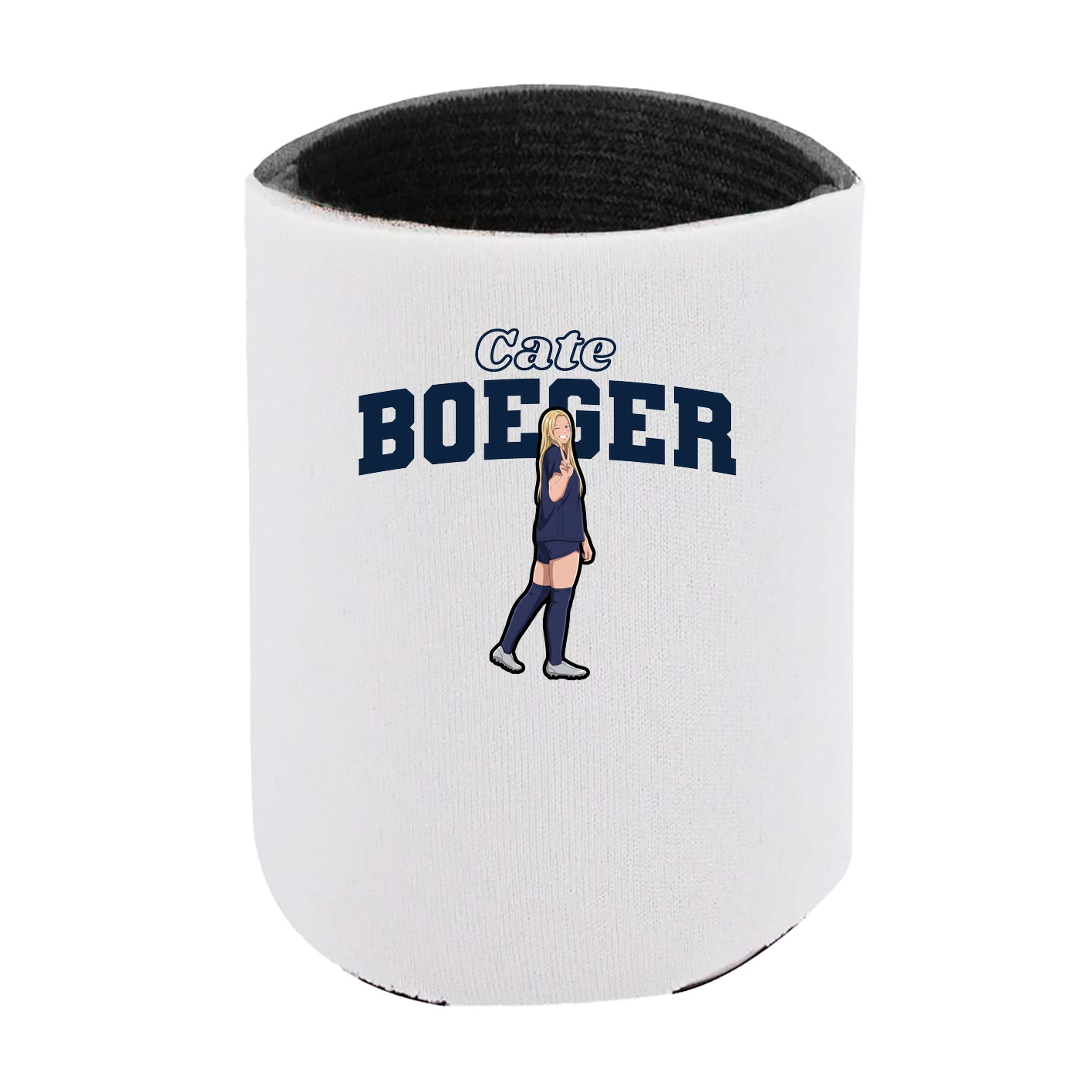Can Holder — Name Arch in White