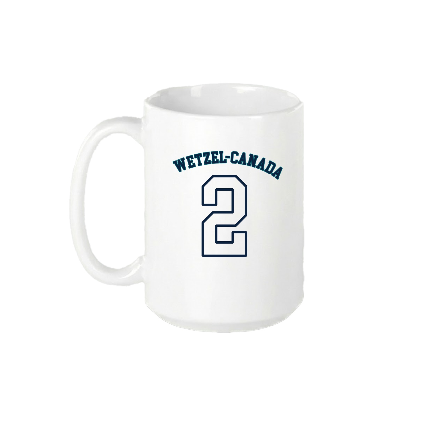 15oz Coffee Mug — Shirsey Arch in White