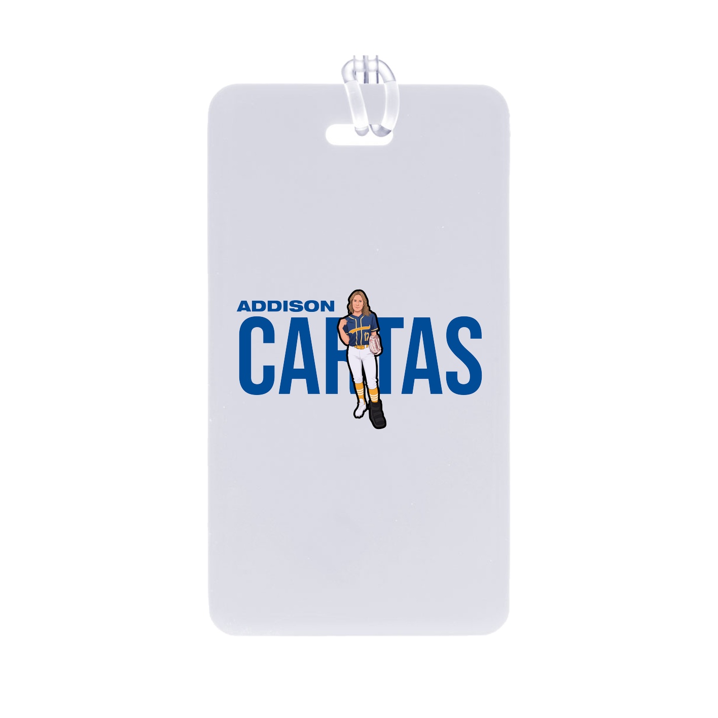 Bag Tag — Player Name in Classic