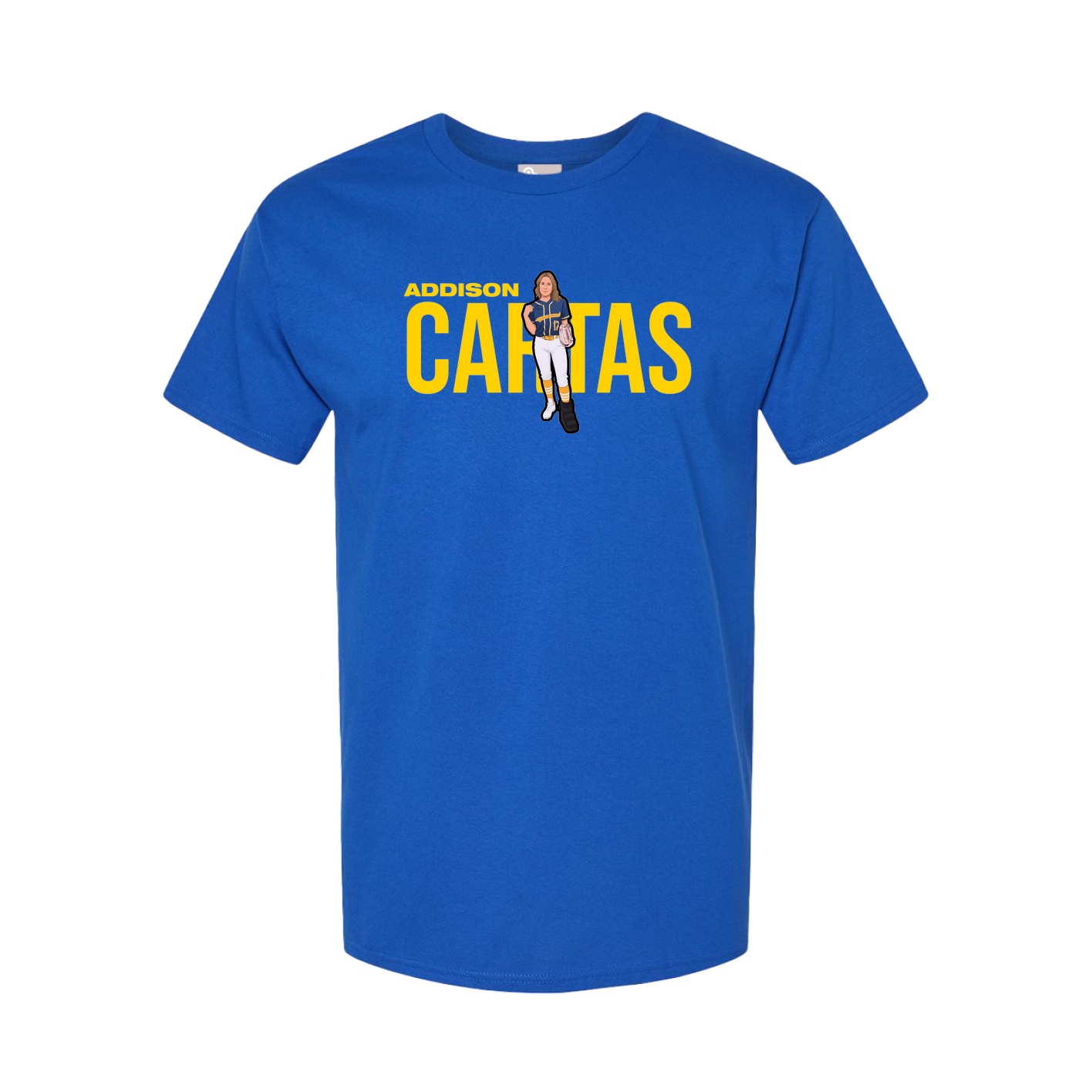 Youth Tee — Player Name in Royal