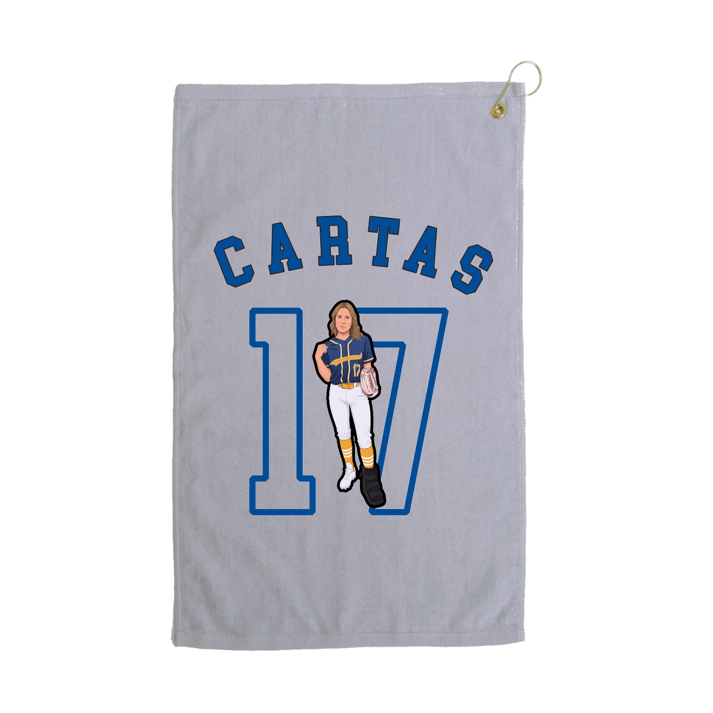Golf Towel — Shirsey Arch in Grey