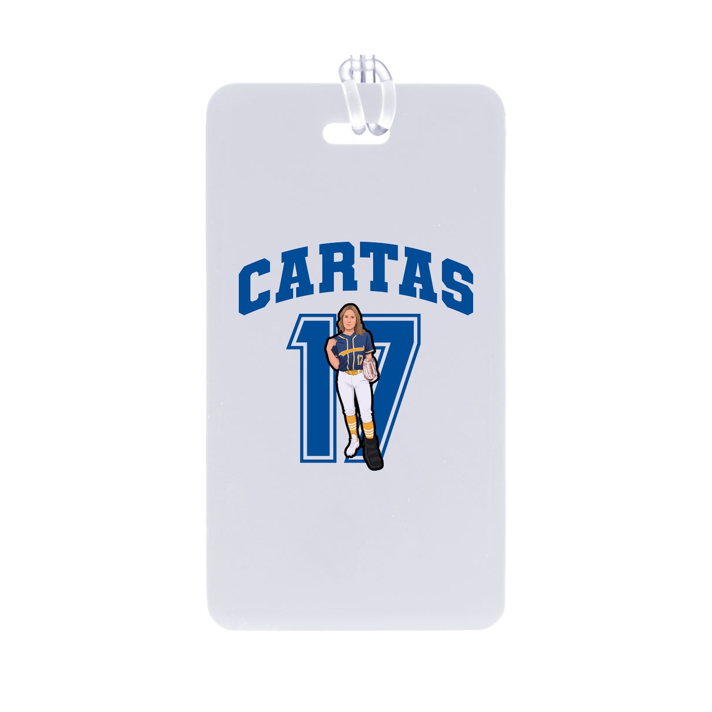 Bag Tag — Number in Classic