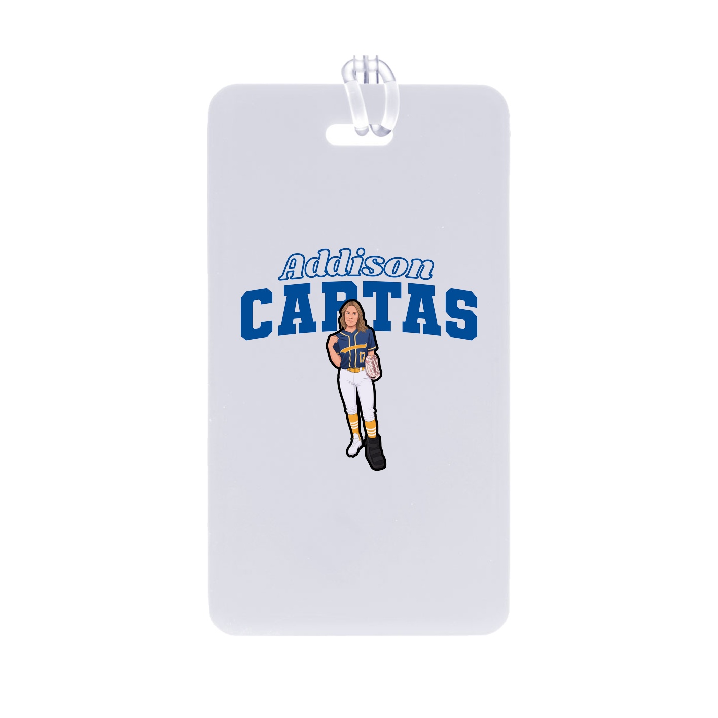 Bag Tag — Name Arch in Classic
