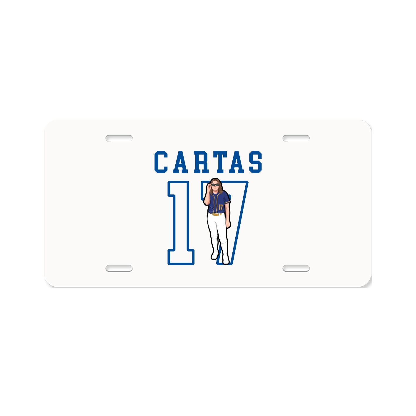 License Plate — Shirsey in Classic