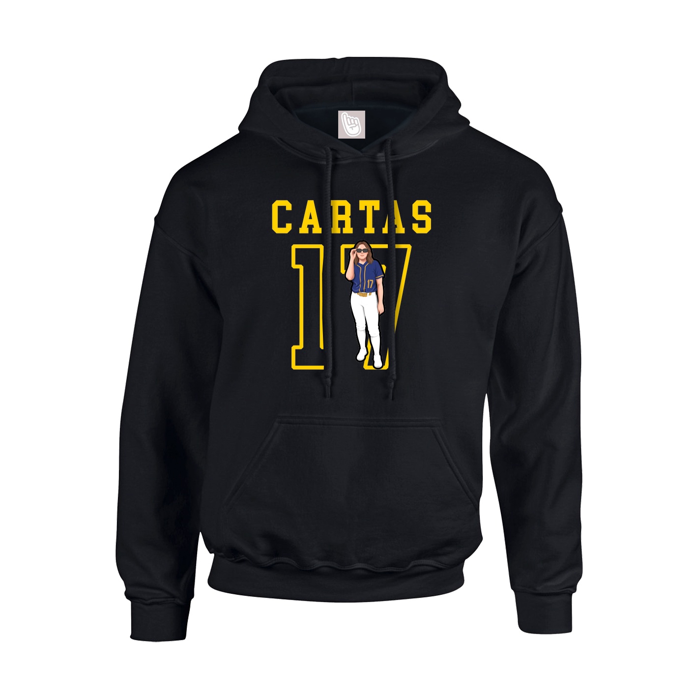 Youth Hoodie — Shirsey in Black