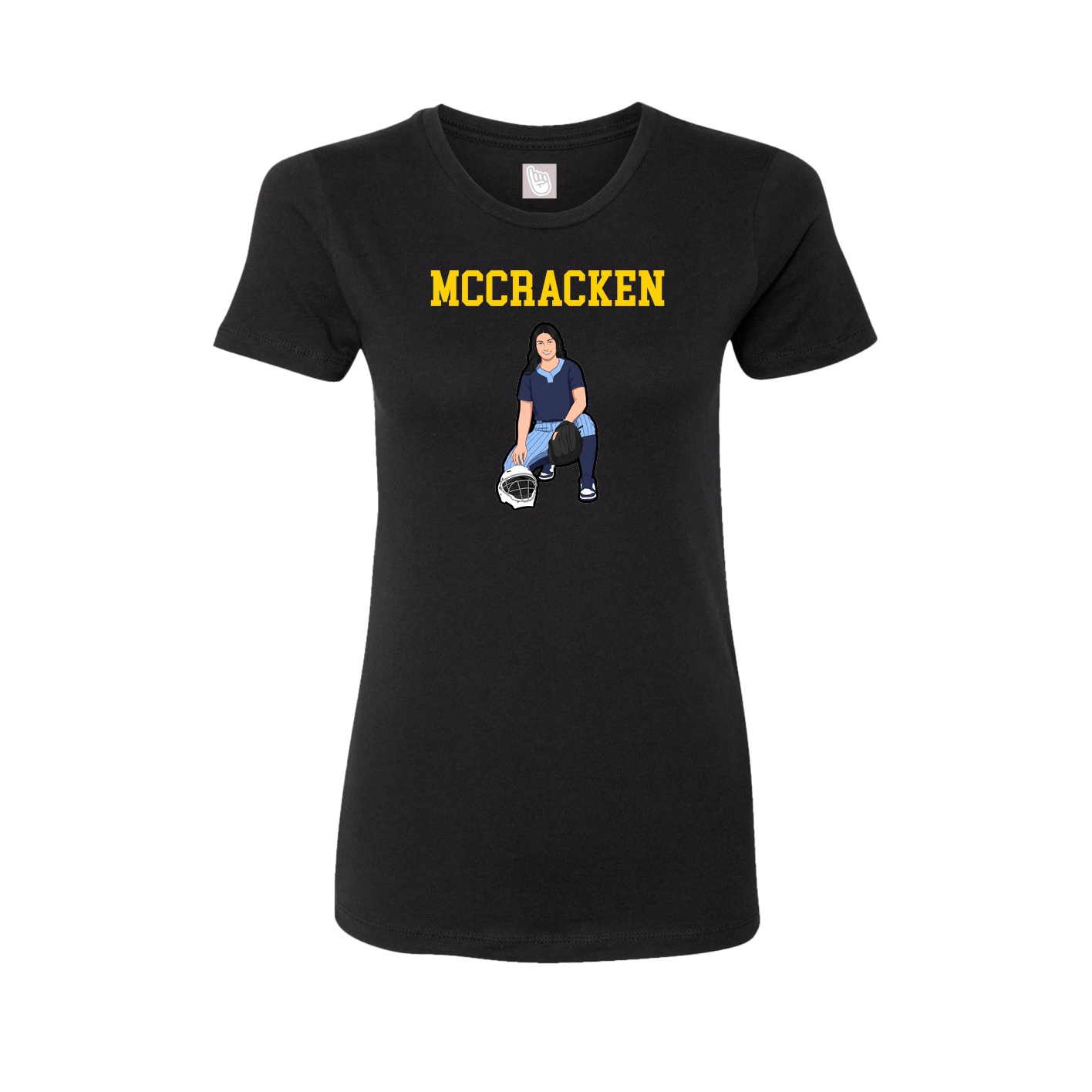 Fitted Women's Tee — Shirsey in Black