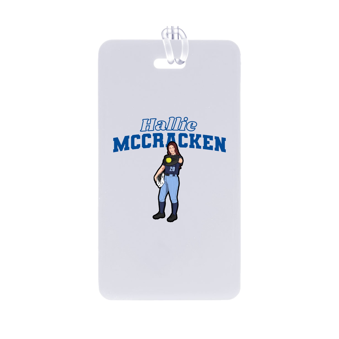 Bag Tag — Name Arch in Classic