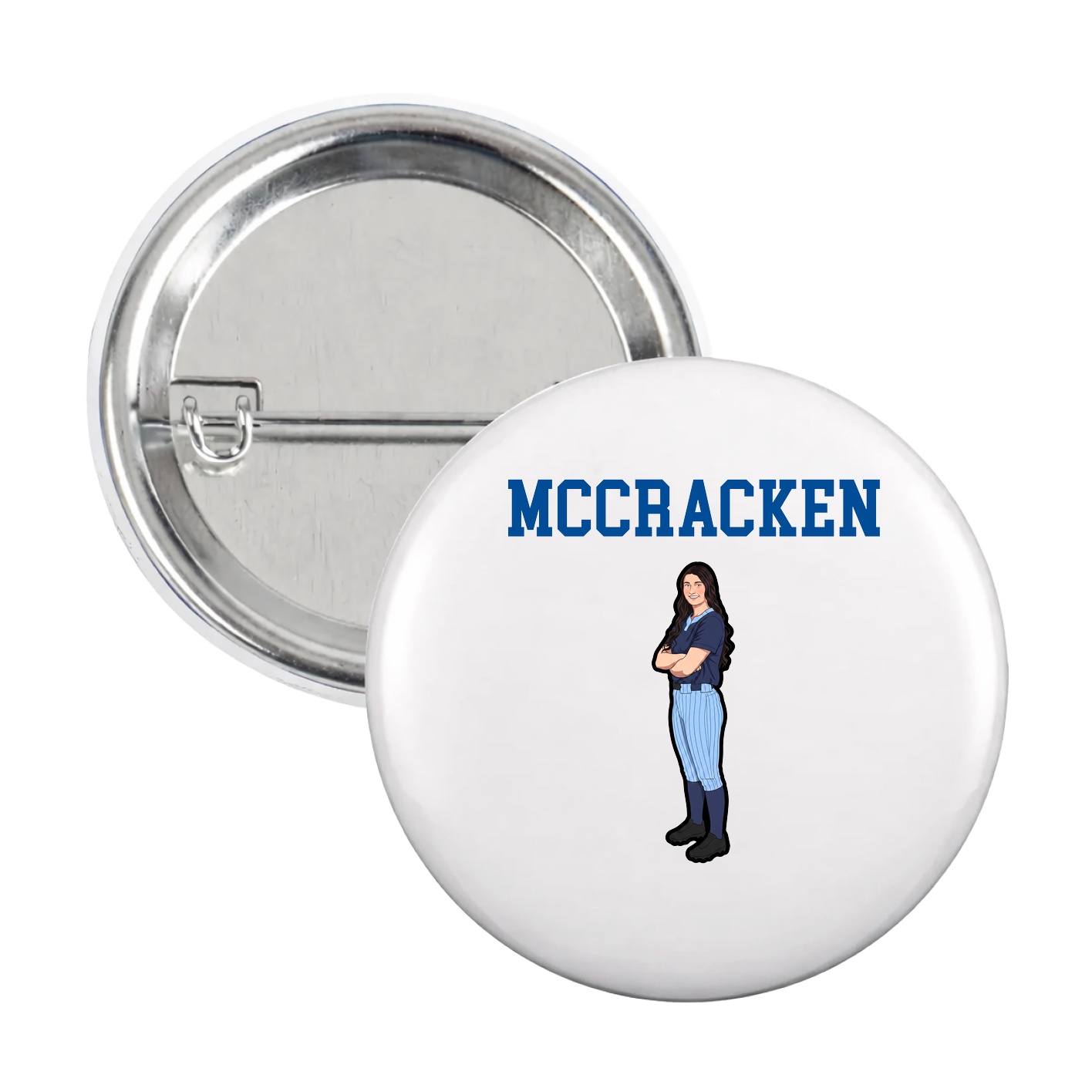 Game Day Button — Shirsey in White