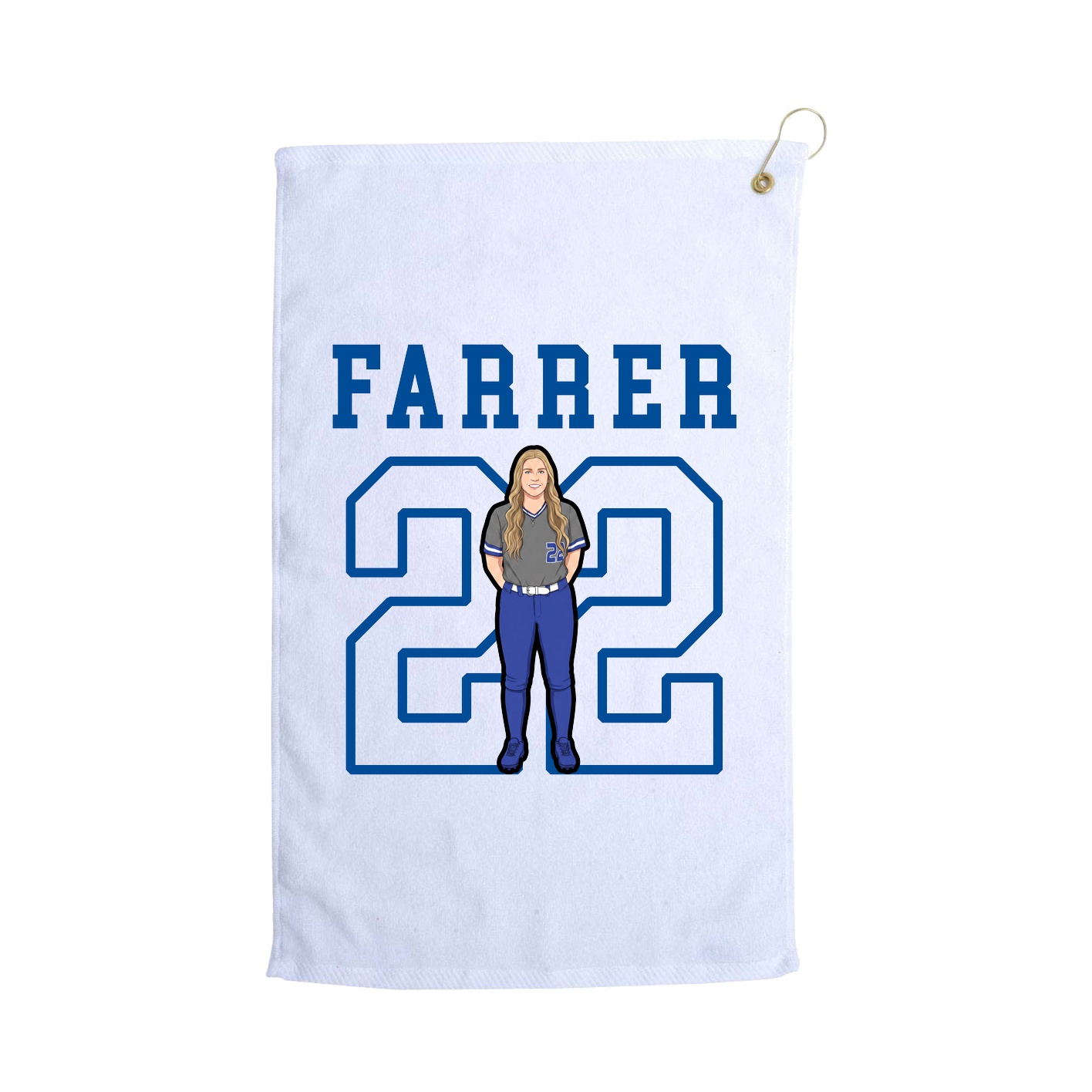 Golf Towel — Shirsey in White