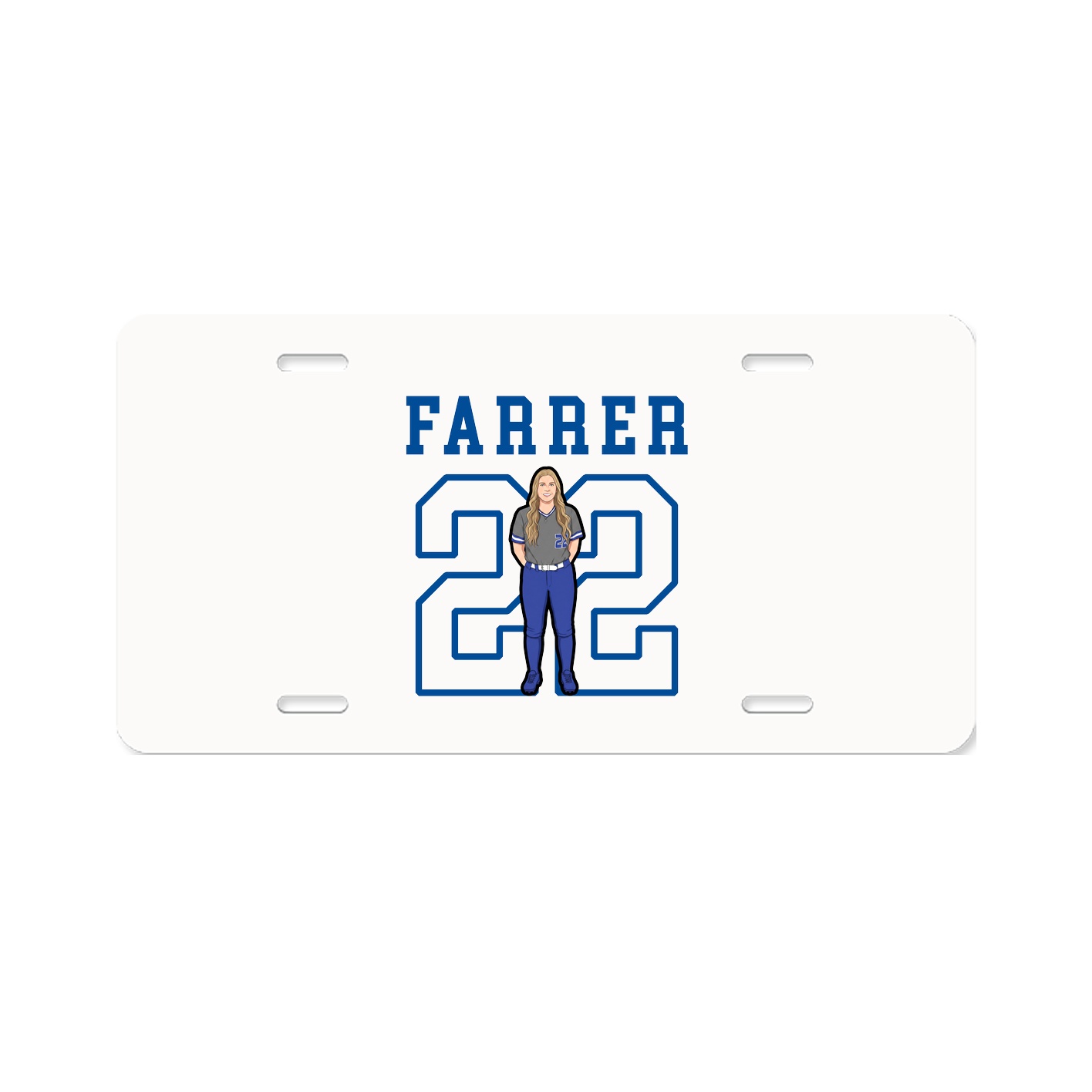 License Plate — Shirsey in Classic