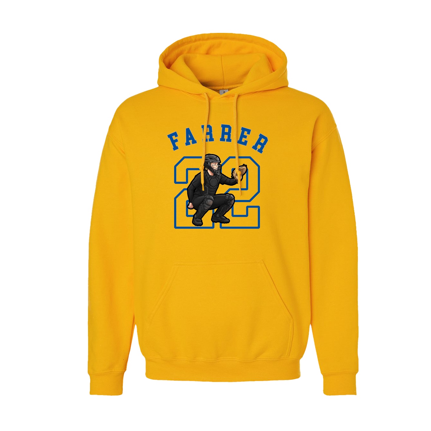 Youth Hoodie — Shirsey Arch in Gold
