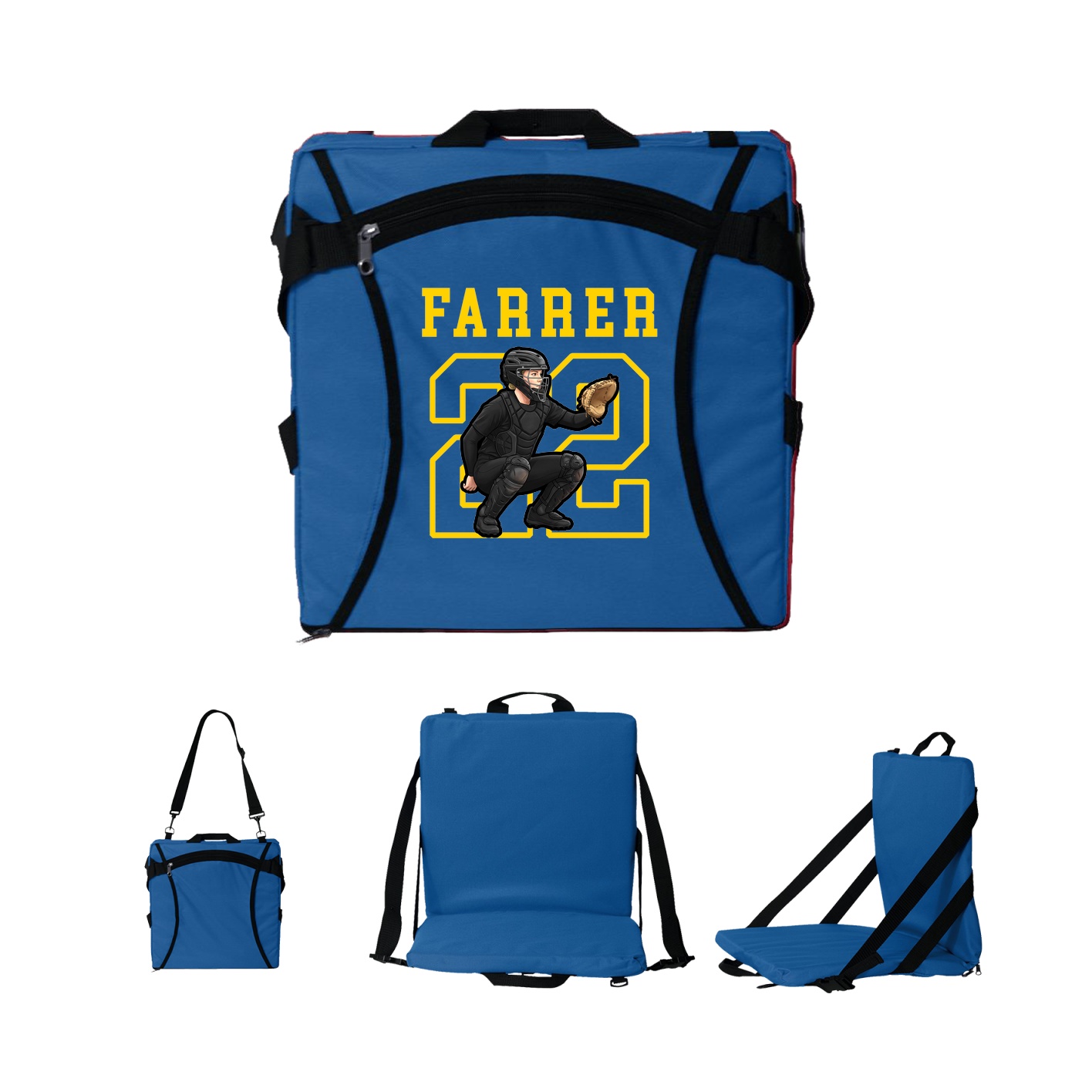 Folding Stadium Seat — Shirsey in Royal