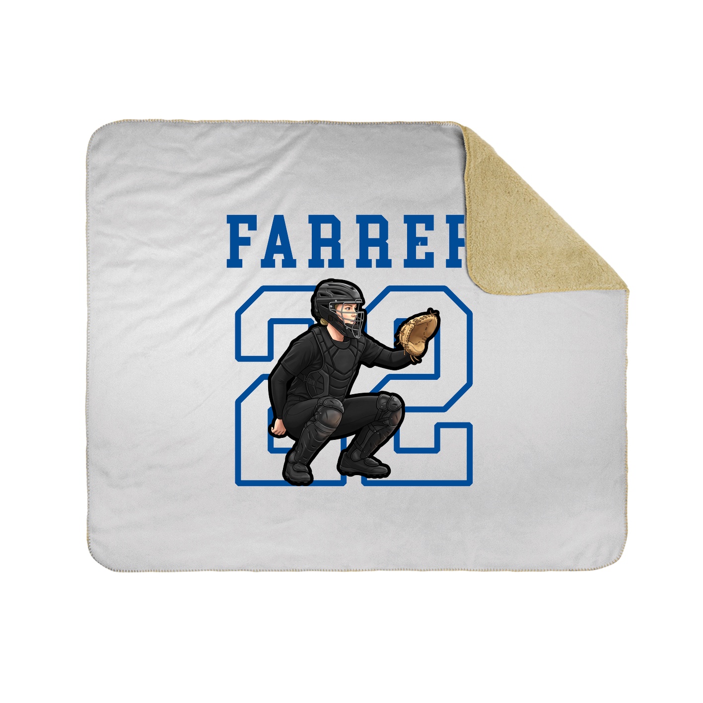 Throw Blanket — Shirsey in White