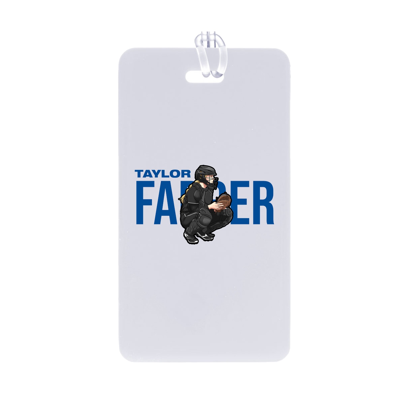 Bag Tag — Player Name in Classic