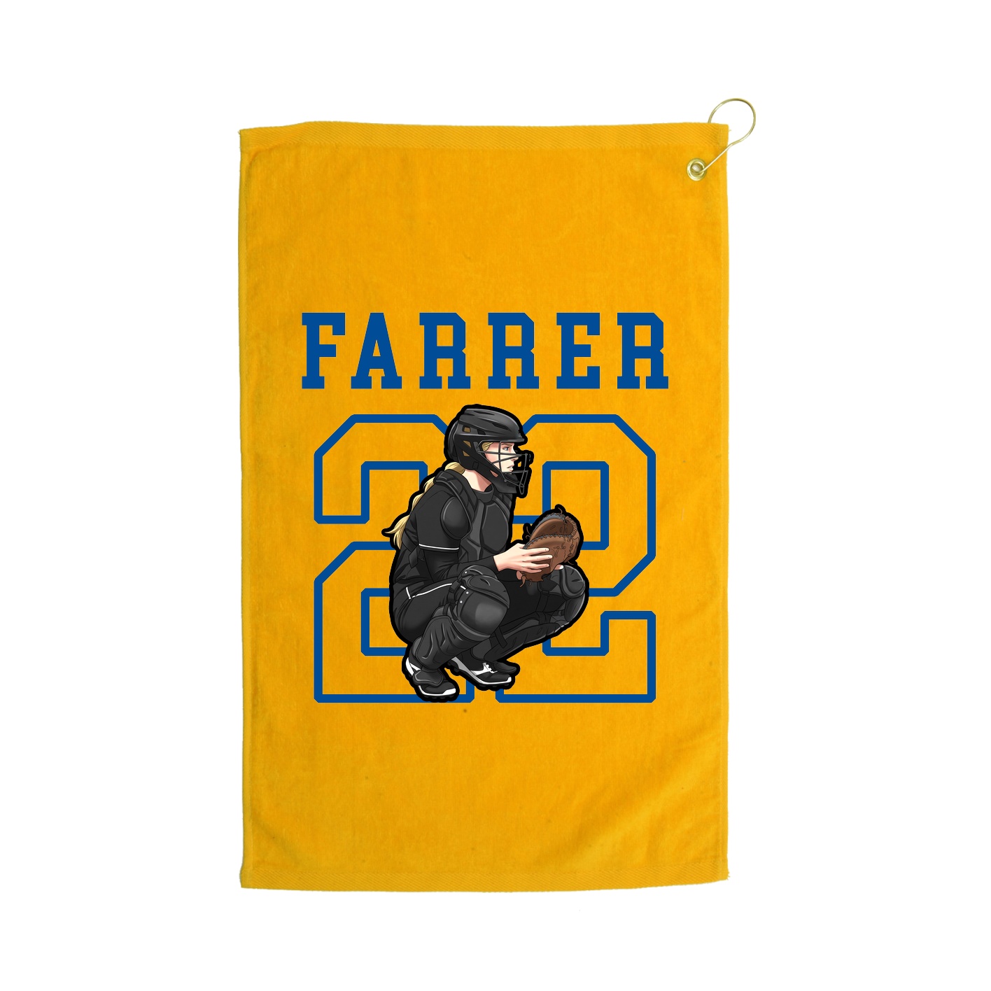 Golf Towel — Shirsey in Gold