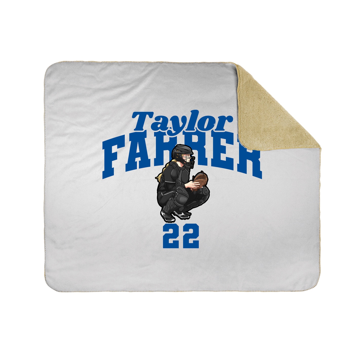 Throw Blanket — Signature Arch in White